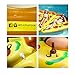Luxury Inflatable Pizza Pool Float - Includes Pump - Giant Slice of Pizza Swimming Pool Raft