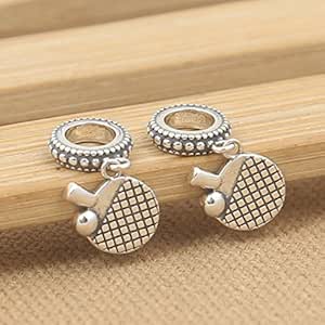 Amazon.com: Luoyi 2pcs 12mm*9mm Thai Sterling Silver Large