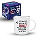 Triple Gifffted Best Sister Ever Coffee Mug & Socks, Gifts for Little Big Sisters from Brother, Birthday Presents Ideas, Valentines Mothers Day Christmas, to younger older sibling, Ceramic Cup 380ML