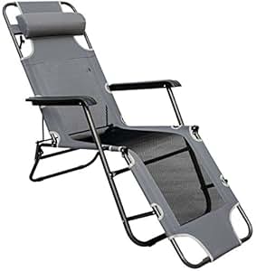 Tumbona Plegable para campamento piscina | Silla Reclinable para jardín