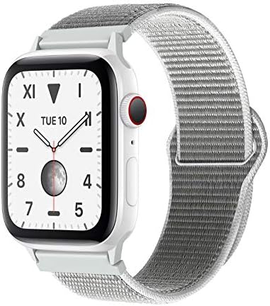 Compatible with Apple Watch Band 38mm 40mm 42mm 44mm, Lightweight Breathable Sport Band Women Men Replacement for iWatch Bands Series 5 4 3 2 1(Additional Case for 38mm 42mm)