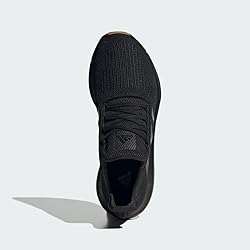 adidas mens Swift Run Core Black/Core Black/Core