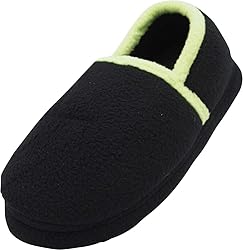 NORTY Size 8 Fleece Slippers for Boys - Slip-On