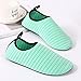 EQUICK Water Sports Shoes Barefoot Quick-dry Aqua Socks Slip-on for Men Women Kids,CL1801,green,36.37