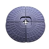 C-Hopetree Cantilever Offset Outdoor Umbrella Base Weight - 192 lb - Set of 4 - Black