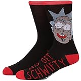 Rick and Morty Schwifty Adult Crew Socks