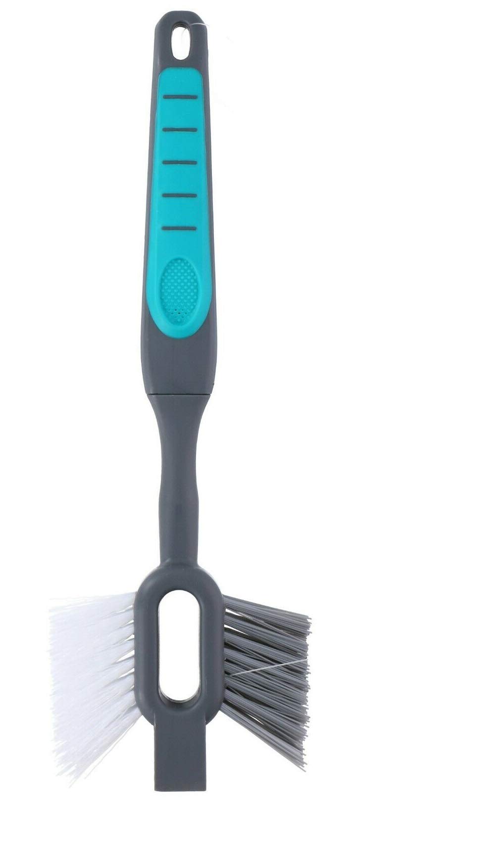 Invero 2 In 1 Tile & Grout Cleaning Brush Ideal for Removing Dirt from Bathroom and Kitchen Tiles