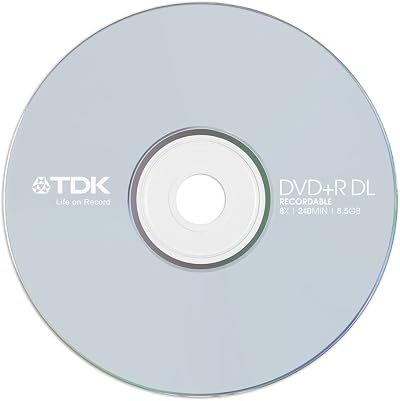 Samsung TDK T19544 DVD+R DL 8.5GB 240 Min 8x Jewel Case 1 Disc