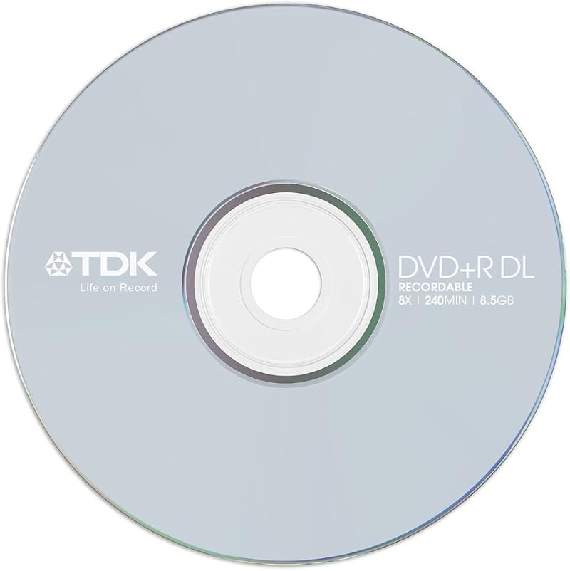 Samsung TDK T19544 DVD+R DL 8.5GB 240 Min 8x Jewel Case 1 Disc