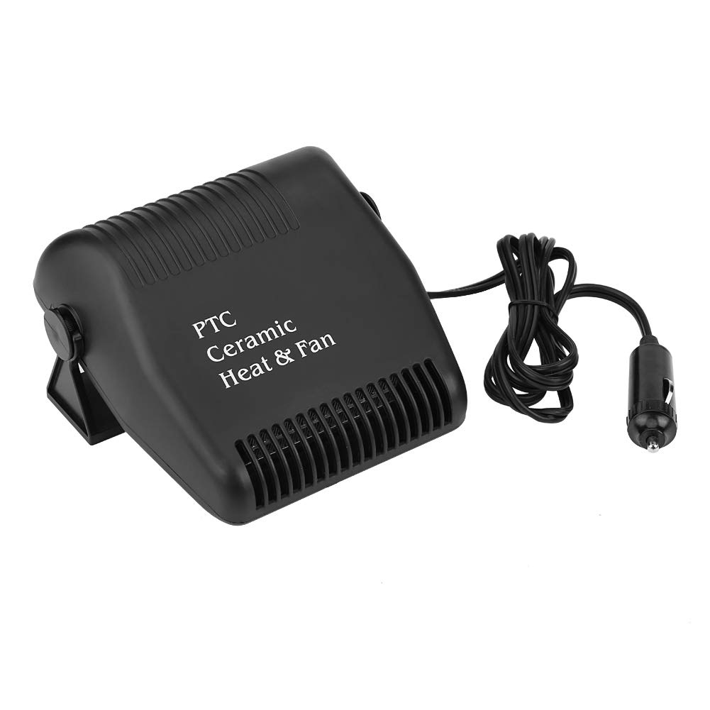 Car Defroster, 12V Portable Car Ceramic Heating Windshield Defroster Demister 2 in 1 Cooling Fan Heater