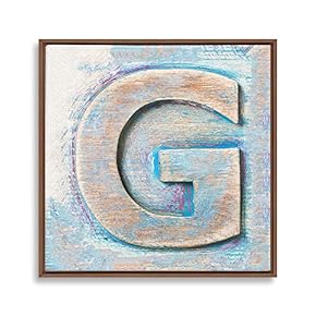 signwin Framed Canvas Wall Art Alphabet Canvas Prints...