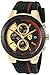Ferrari 830298 'RED REV EVO CHRONO' Quartz Gold-Tone and Silicone Watch