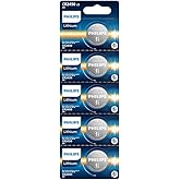PHILIPS cr2450 Battery, [5-Pack] cr2450 3v Lithium Coin Cell, Long-Lasting 2450 Batteries, 10-Year Shelf Life, CR 2450 Batter