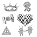 LiKee Upgraded 5MM 216 Pieces Magnets Sculpture Building Blocks Toys for Intelligence Learning -Office Toy & Stress Relief for Adults (Shiny Silver)