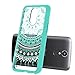 LG K20 Plus Case,LG K20V K20 V Case,LG VS501 / Harmony/ K10 2017/ Grace LTE Case Clear,AnoKe Mandala Thin Slim Protective Cell Phone Cases Cover with Screen Protector for Girls Women Kids Men CH Mint