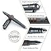 Aotedor EDC Tactical Pen Flashlight - Window Glass Breaker, Ballpoint Pen + 2 Ink Cartridges + 2 Batteries - Gray