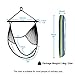 Chihee Hammock Chair Swing Hanging Chair for Bedrooms - Max 330 lbs - Pretty Stripe Boho Tree Hanging Seat - Comfy Patio Lawn Chair - Cotton Weave for Superior Comfort & Durability - Indoor/Outdoor