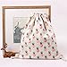 Lookatool Women Pineapple Drawstring Beam Port Backpack Shopping Bag Travel Bag