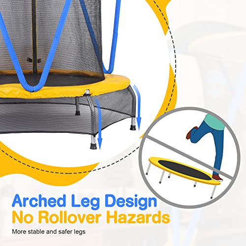 Zupapa NoGap Design Trampoline for Kids Toddler Indoor Outdoor Small