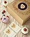 Thank You Stickers Roll - 500-Piece Heart Shape Thank You Labels, Ideal for Scrapbooking, Crafting, Party Favors, Kraft Paper Adhesive Labels, Natural Brown, 1.5 Inches in Diameter