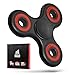 Gorilla Spinners - Premium Fidget Spinner Toy with High Speed Red Bearing in Quality Carton Gift Box, up to 4 min of Spin Time (black)