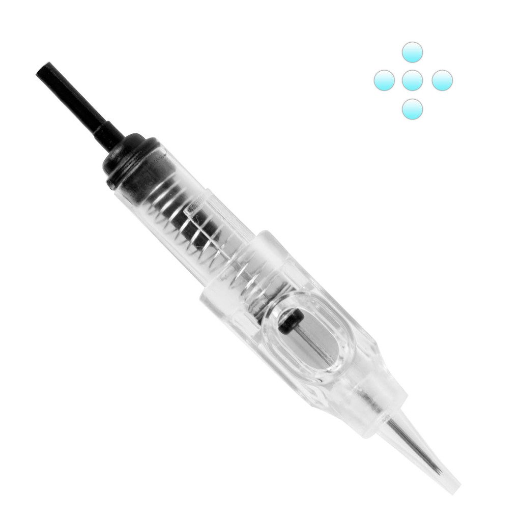 CHUSE 5RS Cartridges Disposable Permanent Makeup PMU Tattoo Microblading Machine Needles (10Pcs)