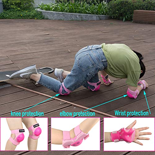 image for Haomaomao Kids/Youth/Child Knee Pad Elbow Pads Wrist Guards Protective