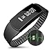 Fitness Tracker, Alisten Waterproof Activity Tracker with Heart Rate Monitor Bluetooth Wireless Smart Bracelet Smart band with Sleep Monitoring Wristband for IOS and Android -Black