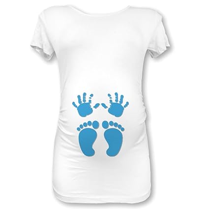 maglietta premaman con piedini