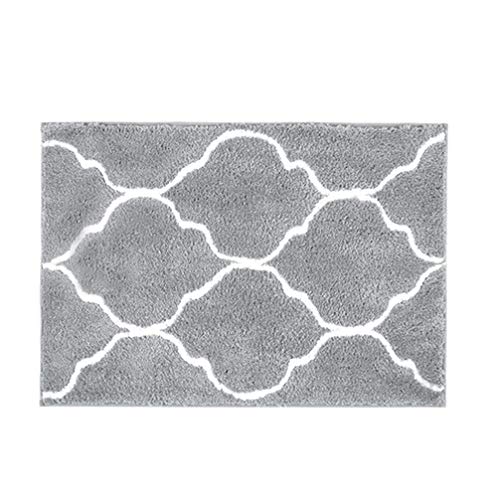 HEBE Bathroom Rug Microfiber Bath Rugs for Bathroom Non Slip Absorbent