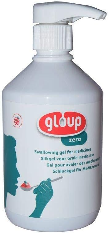Gloup Zero Medication Gel (Raspberry, 500ml), White, 500 ml (Pack of 1)