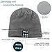 Zonman Wireless Bluetooth Hat Headphones+free Touchscreen Gloves for Fitness Outdoor Sports Walking Christmas Gifts (Unisex Gray)