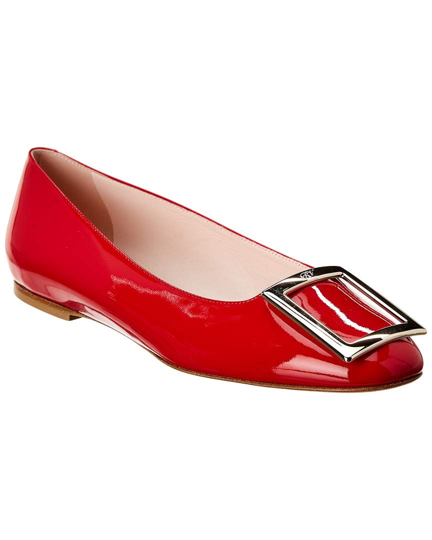 Roger Vivier Patent Flat