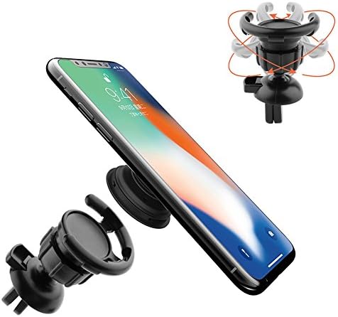 Pop Clip Socket Car Mount for Pop Expanding Grip Stand Users, Anderw 360 Rotation Car Phone Holder/ Cradle Fit for iPhone X/ 8/ 8plus/ 7/ 7plus iPad GPS Navigation (Clip-Press)