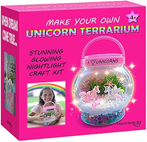 Make Your Own Light-Up Unicorn Terrarium Kit For Kids, Unicorns Gifts For  Girls Ages 10 Years And Up, DIY Mini Garden Night Light  Project,