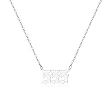 Tavuala Angel Number Necklace For Women, 18K Gold