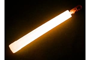 6" Glow Sticks with 12 Hour Glow - 50 Piece Box (Orange)