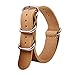 Ritche Genuine Leather NATO Strap 20mm Replacement Watch Band for Men Women