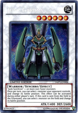 Yu-Gi-Oh! - Junk Gardna (YMP1-EN006) - 3D Bonds Beyond Time Movie Pack - Limited Edition - Secret Rare