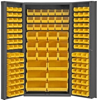 Durham Heavy Duty Welded 14 Gauge Steel Cabinet With 132 Bins Dc
