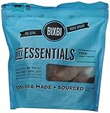 BIXBI USA Made Daily Essentials Dog Jerky Treats, 15-Ounce, Pork