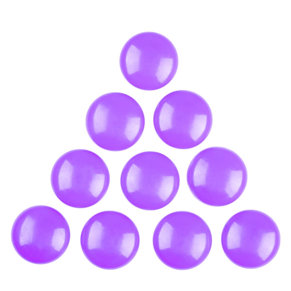 30 mm Office Magnets, Notice Board Planning Magnets, Magnetic Button for Refrigerator, Whiteboard, Maps, Calendars (10, Purple) — image 1