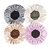Aquior-Shower-Cap-4-Pack-Bathing-Reusable-Shower-Caps-for-Long-Hair-Women-Double-Layers-Premium-Sumptuous-Silky-Satin-100-Waterproof-Shower-Cap-Extra-Large Aquior Shower Cap, 4-Pack Bathing Reusable Shower Caps for Long Hair Women, Double Layers Premium Sumptuous Silky Satin…
