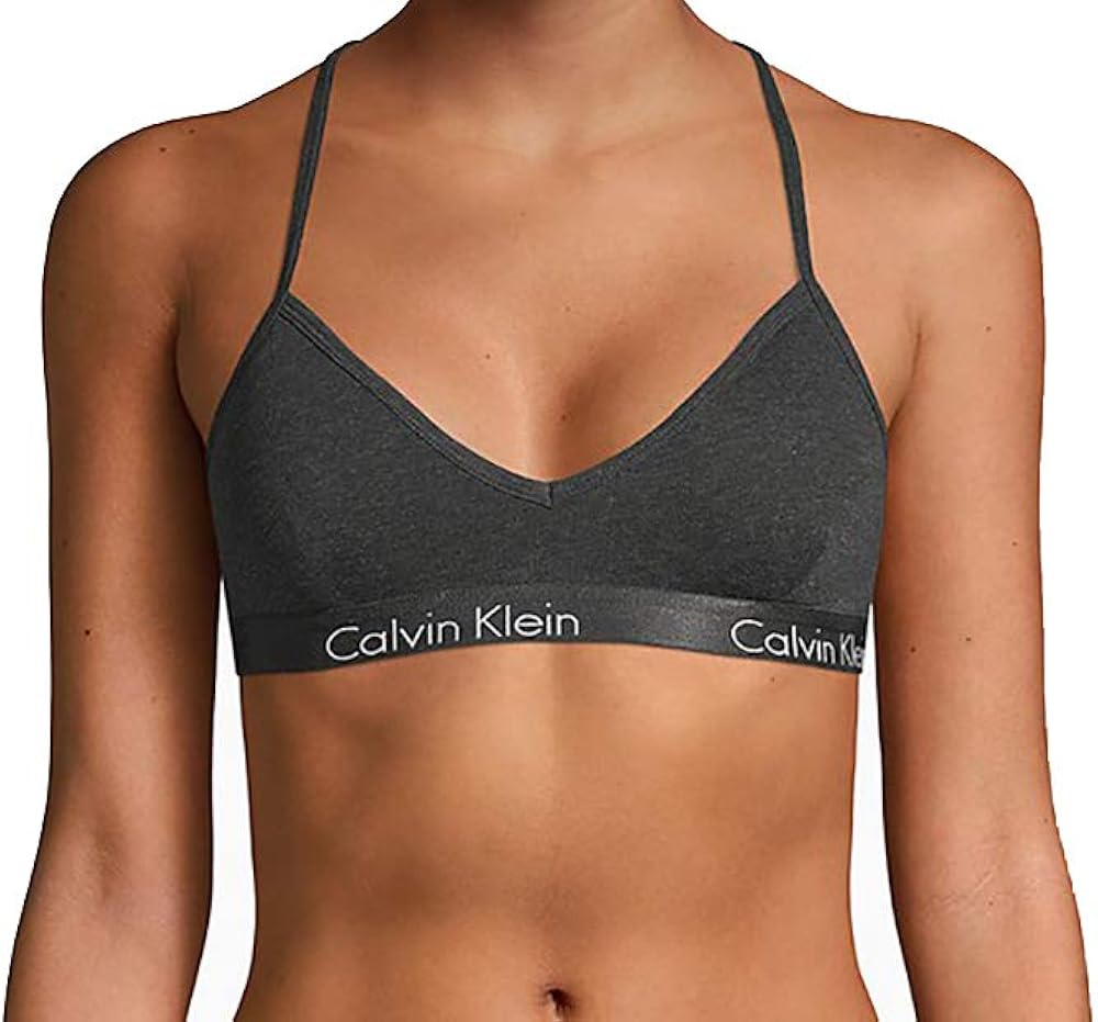Calvin Klein Women's Motive Cotton Lightly Lined Bralette at  Women’s Clothing store