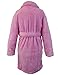 BC BARE COTTON Kids Microfiber Fleece Shawl Robe - Girls - Pink - Large