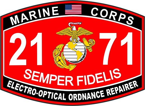 USMC MOS 2171 Electro-Optical Ordnance Repairer Decal 5.5