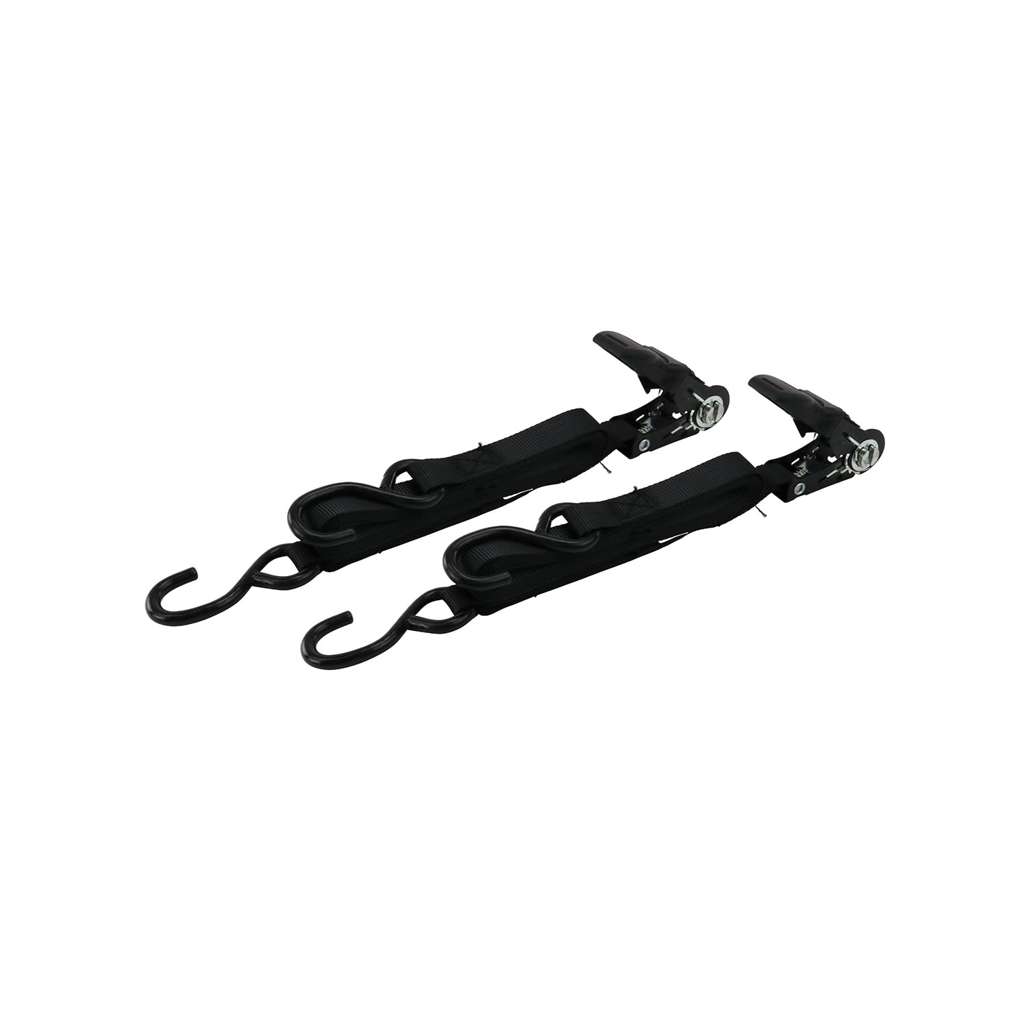 イーバリュー(E-Value) ラチェット式ベルト荷締機 4.5m ブラック 2本組 ERT-25SR商品画像