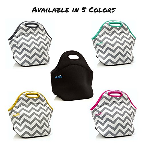 l'igloo Deluxe Neoprene Insulated Lunch Bag Extra Thick Lunch Box Tote