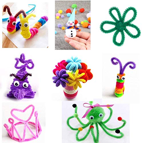 Pipe Cleaners Craft for Kids Toddlers DIY Craft Set, Idea Chiristmas Gifts Toys for 5,6,7,8,9 Years Kids