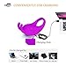 Vibrating Cock Ring Powerful 7 Speeds Silicone Penis Ring Vibrator Clit Stimulator 100% Waterproof Rechargeable Adult Toy for Men Couple Sex